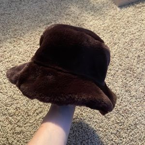 Fuzzy Bucket Hat NWOT